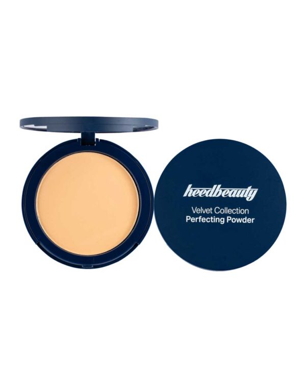 Heedbeauty Velvet Collection Perfecting Powder P120 Golden Beige for Flawless Coverage and Smooth Finish