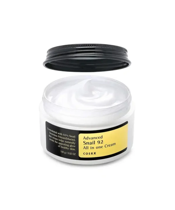 Close-up of COSRX snail mucin moisturizer texture