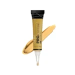 LA Girl Pro Concealer Light Yellow Corrector tube with built-in brush