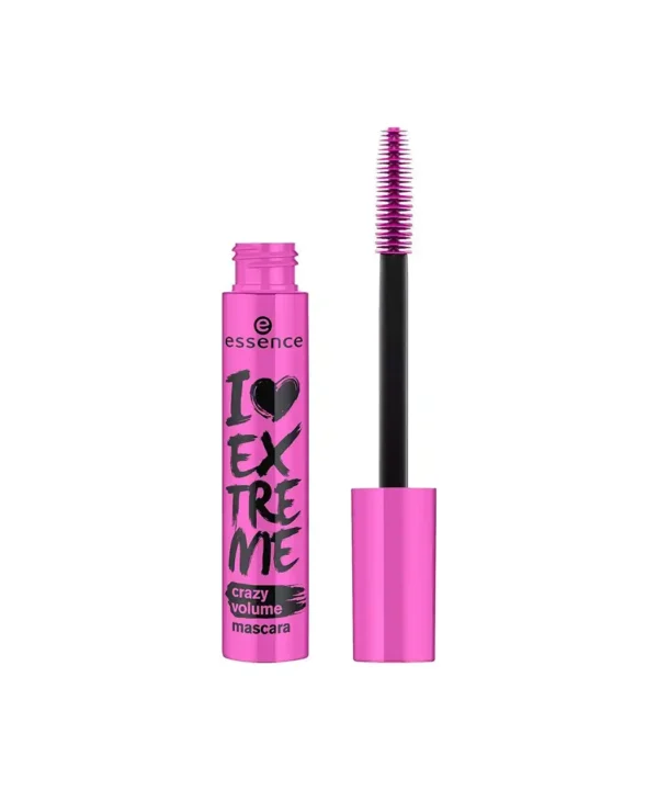 Essence I Love Extreme Crazy Volume Mascara tube with wand