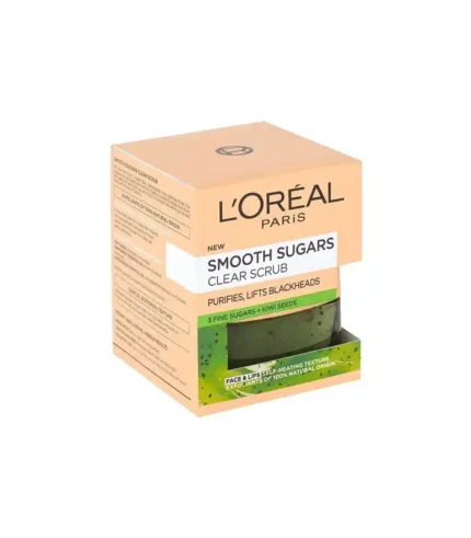 L'Oreal Smooth Sugars Clear Scrub - 50ml