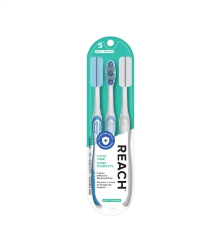 Listerine Reach Total Care Soft Toothbrush 3pcs